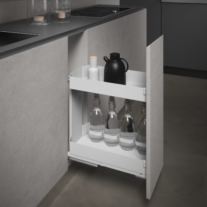 Бутылочница 004 ProLine 400/500 мм (коврики + делители) белый (инд.упак.) — изображение 2