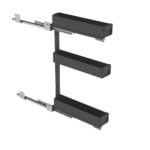 Бутылочница для колонны 249 ProLine 3-х уровневая 200/500 мм orione, акс. в комплекте