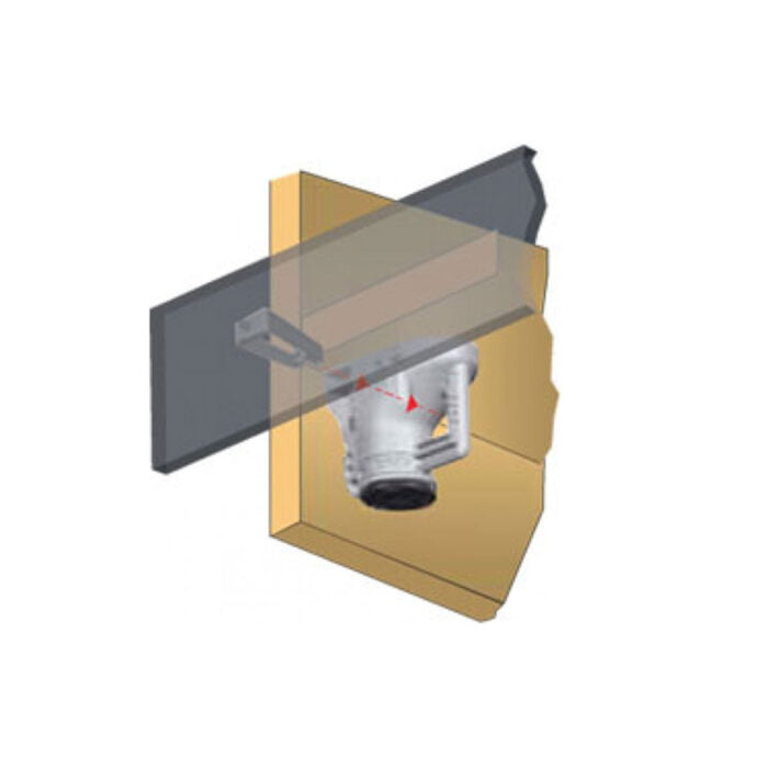 Клипса для цоколя (37 мм), черная — изображение 2