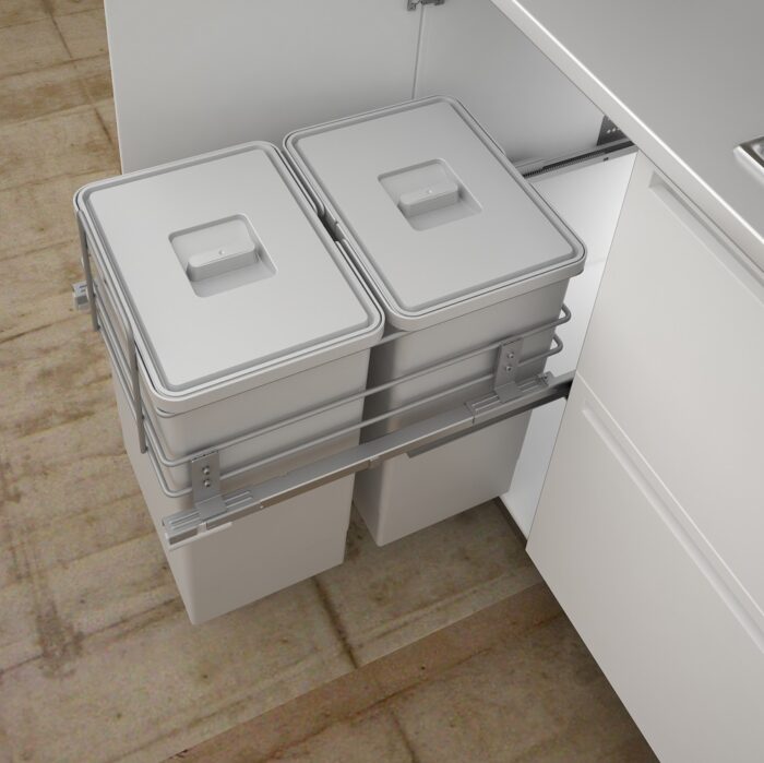 582 Мусоросборник выдвижной, 400 мм, 48 л, с напр. п/в s.c. — изображение 3