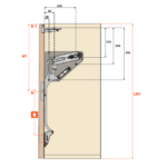 Evolift 780 для фасадов 751-810 мм (7-14 кг) — изображение 4